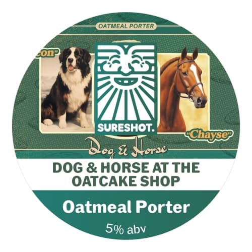 Dog & Horse At the Oatcake Shop
