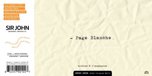 Page Blanche
