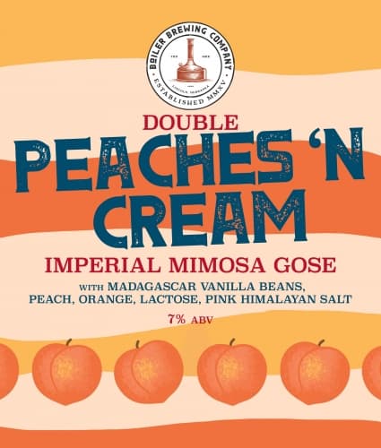 Double Peaches ‘N Cream Imperial Mimosa Gose