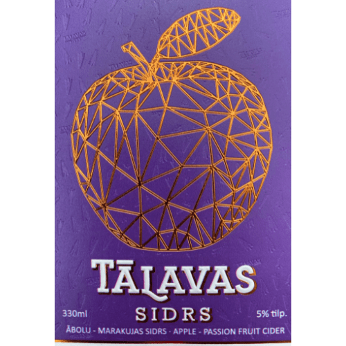 Ābolu sidrs ar marakuju | Apple cider with passion fruit (0.33L Blend)