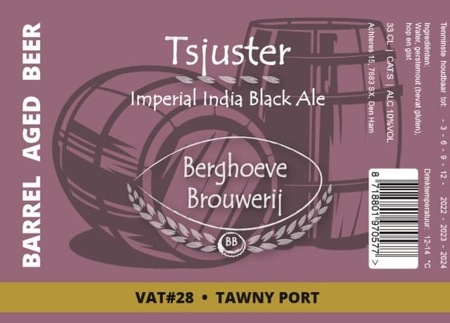 VAT#28 Tsjuster Barrel Aged Tawny Port