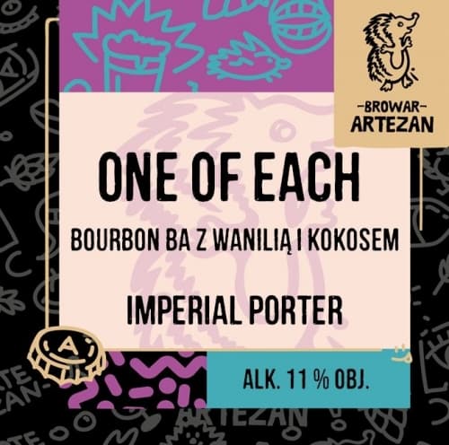 One of Each Bourbon BA z Wanilią i Kokosem