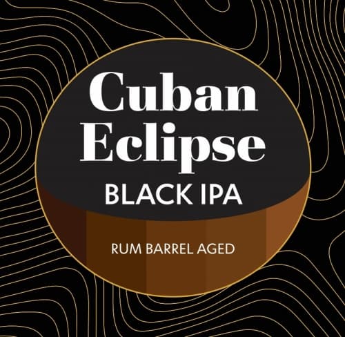 Cuban Eclipse Black IPA 100% Rum Barrel