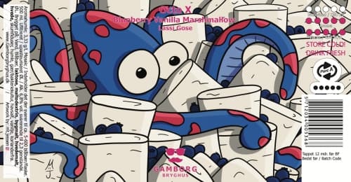 Octo X Blueberry Vanilla Marshmallow Lassi Gose