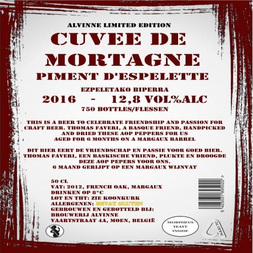 Cuvée de Mortagne Piment d'Espelette