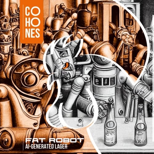 Fat Robot AI Generated Lager