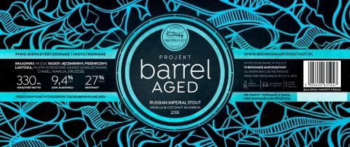 Barrel Aged Projekt: Russian Imperial Stout Vanilla & Coconut Bourbon BA
