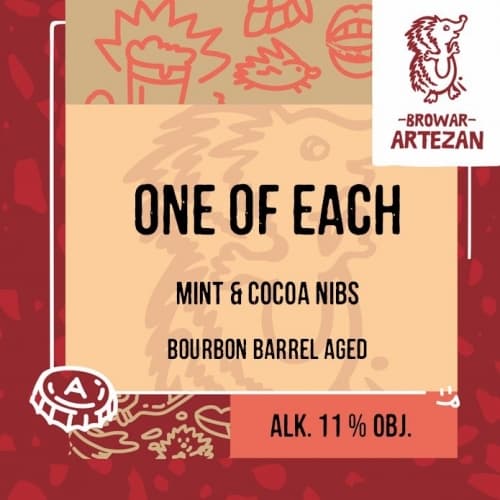 One of Each Bourbon BA with Mint & Cocoa Nibs
