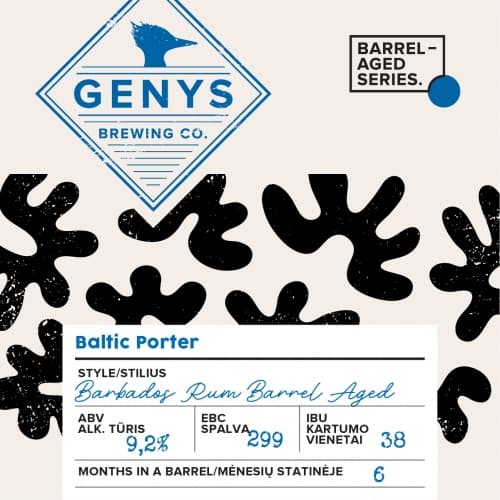 Baltic Porter Barbados Rum Barrel Aged