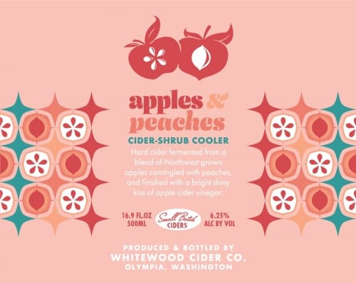 Apples & Peaches Shrub-Cider Cooler