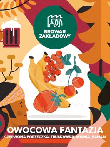Owocowa Fantazja #3 - czerwona porzeczka, truskawka, wiśnia, banan