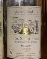 Vendanges Tardives Muscat Alsace Grand Cru 'Goldert Clos Saint Imer'