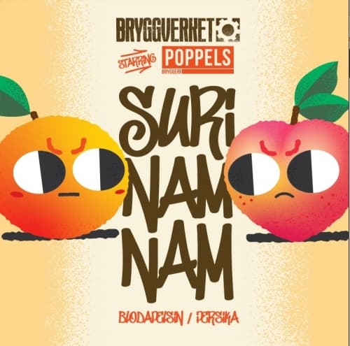 Surinam-nam Starring Poppels Blodapelsin/persika