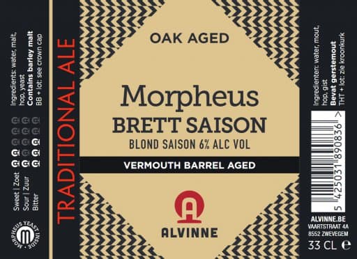 Morpheus Brett Saison Vermouth Barrel