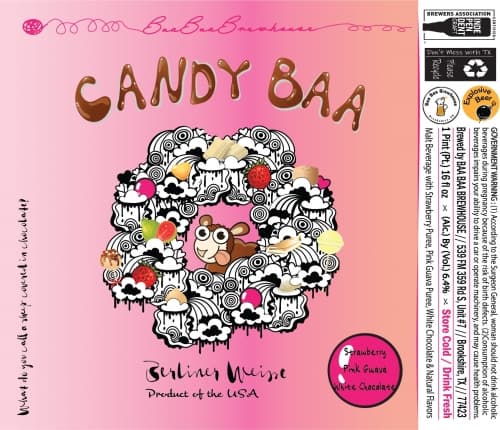 Candy Baa - Strawberry, Pink Guava & White Chocolate