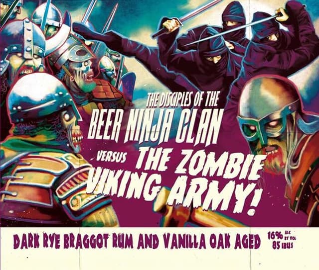 The Disciples Of The Beer Ninja Clan Versus The Zombie Viking Army!