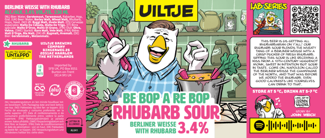 BeBop A ReBop Rhubarb Sour