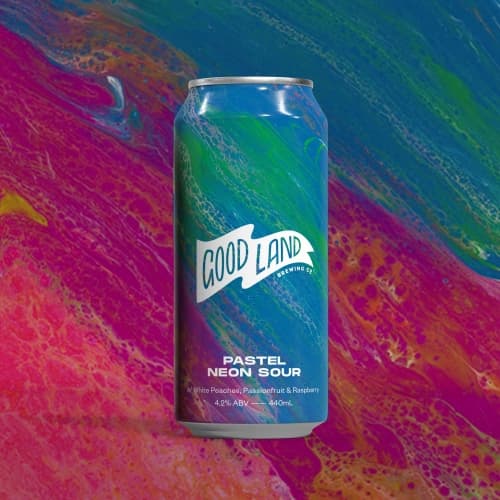 Pastel Neon Sour - W/white Peaches, Passionfruit & Raspberry