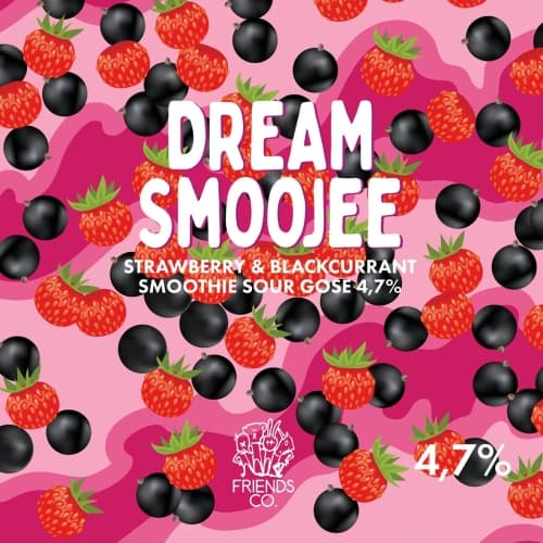 Dream Smoojee Strawberry & Blackcurrant