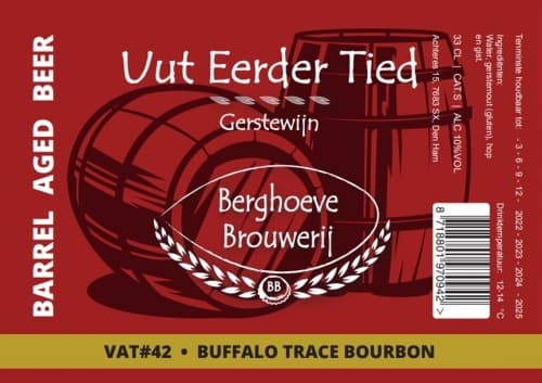 VAT#42 Uut Eerder Tied Barrel Aged Buffalo Trace Bourbon