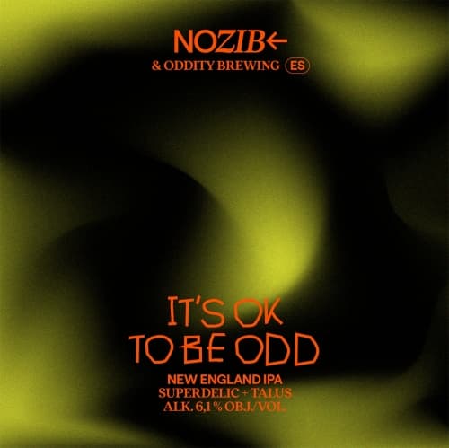 IT’S OK TO BE ODD NEIPA Superdelic + Talus W/ Oddity Brewing