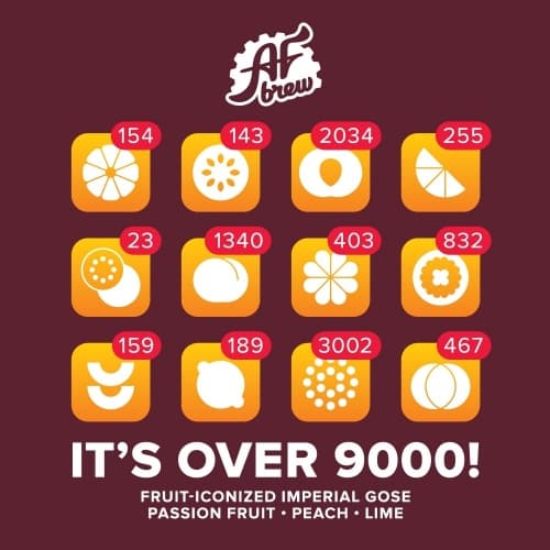 It’s Over 9000! Passion Fruit • Peach • Lime