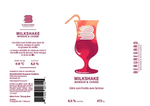 Milkshake Mangue & Cassis