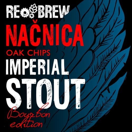 Načnica Imperial Stout. Oak Chips Bourbon Edition
