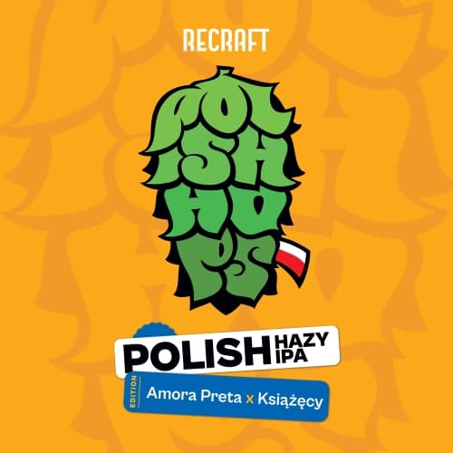 Polish Hazy IPA: Amora Preta x Książęcy