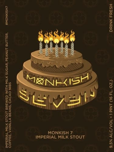 Monkish 7: Imperial Milk Stout