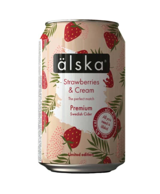 Älska Strawberries & Cream