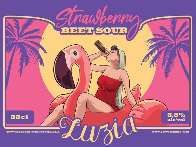 Strawberry Beet Sour