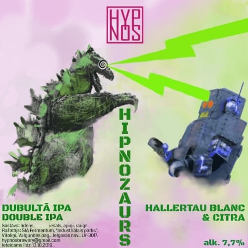 Hipnozaurs Hallertau Blanc & Citra