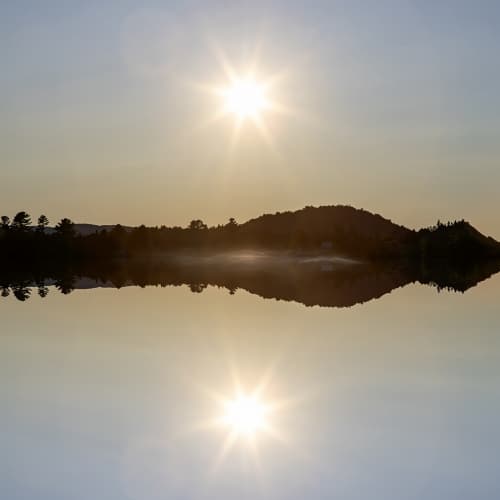 Reflets D'une Image Miroir