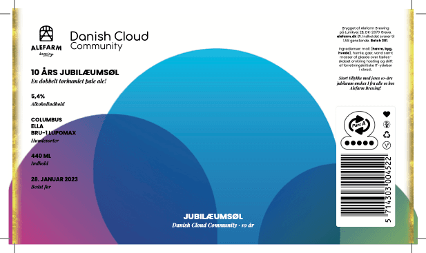 10 Års Jubilæumsøl - Danish Cloud Community