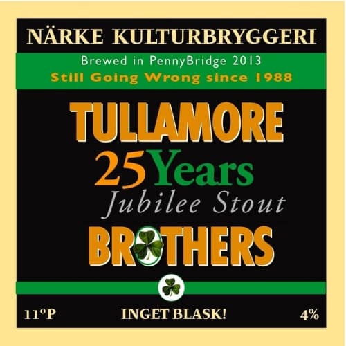 Tullamore Brothers 25 Years Jubilee Stout