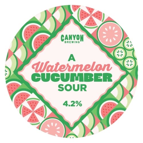A Watermelon & Cucumber Sour