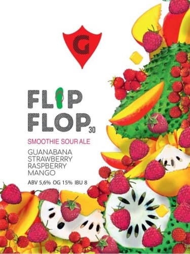 FLIP FLOP 30 | guanabana • strawberry • raspberry • mango