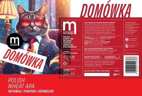 Domówka - Polish Wheat APA - Oktawia, Tomyski, Vermelho
