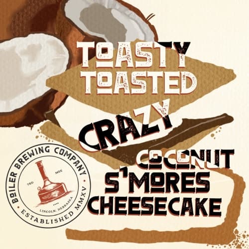 Toasty Toasted Crazy Coconut S’mores Cheesecake