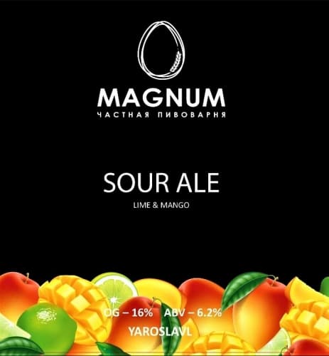 MAGNUM SOUR ALE Lime & Mango