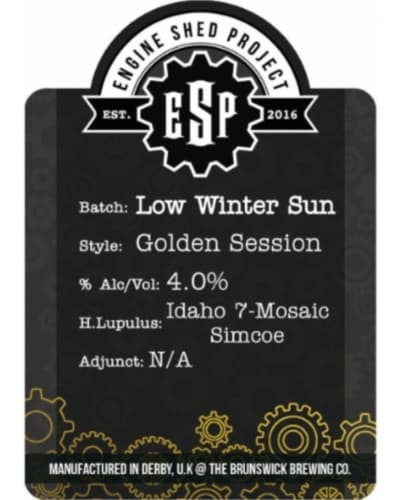 Engine Shed Project: Low Winter Sun