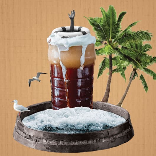 Dessert Station: Rum BA Cola Float