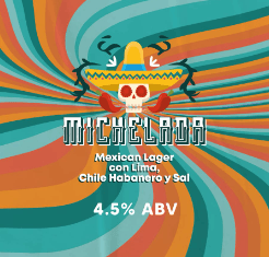 "Michelada" Mexican Lager con Lima, Chile y Sal