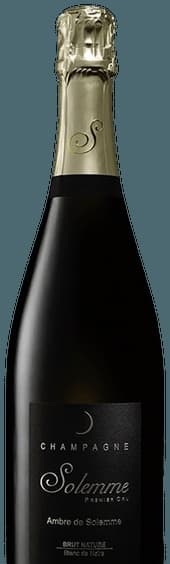 Ambre de Solemme Brut Nature Blanc de Noirs Champagne Premier Cru