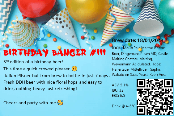 Birthday Banger #III