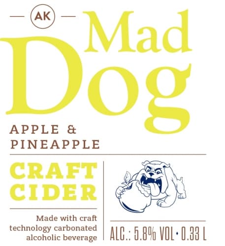MadDog Craft Cider Apple & Pineapple