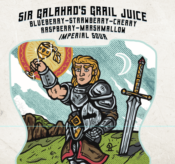 Sir Galahad's Grail Juice: Blueberry Strawberry Cherry Raspberry Marshmallow