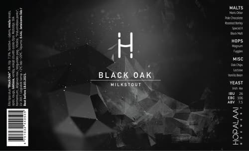 BLACK OAK / MILKSTOUT v. 2020