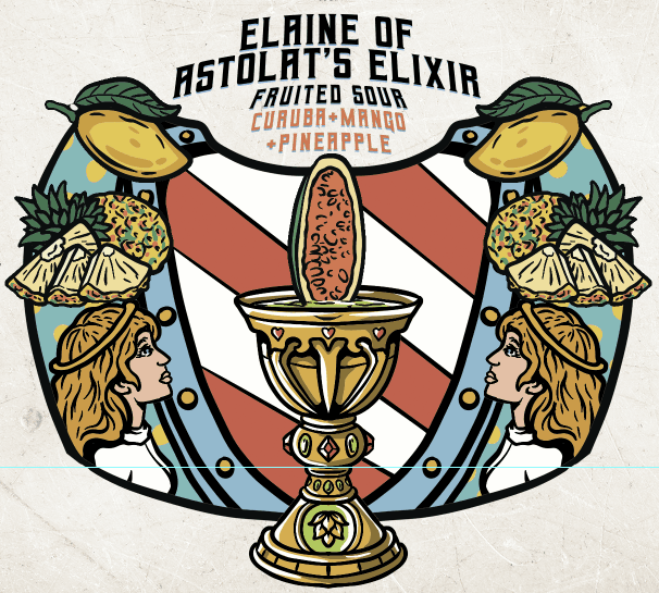 Elaine of Astolat's Elixir: Curuba Mango Pineapple